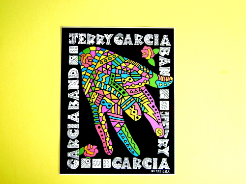 jerry garcia sticker